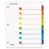 CARDINAL BRANDS INC. Traditional OneStep Index System, 8-Tab, 1-8, Letter, Multicolor, 1 Set
