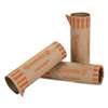 MMF INDUSTRIES Preformed Tubular Coin Wrappers, Quarters, $10, 1000 Wrappers/Box