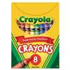 BINNEY & SMITH / CRAYOLA Classic Color Crayons, Tuck Box, 8 Colors