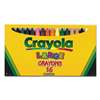 BINNEY & SMITH / CRAYOLA Large Crayons, 16 Colors/Box