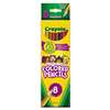 BINNEY & SMITH / CRAYOLA Multicultural Colored Woodcase Pencils, 3.3 mm, 8 Assorted Colors/Set