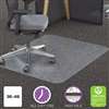 DEFLECTO CORPORATION Clear Polycarbonate All Day Use Chair Mat for All Pile Carpet, 36 x 48