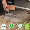 DEFLECTO CORPORATION EconoMat Anytime Use Chair Mat for Hard Floor, 36 x 48 w/Lip, Clear