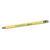 DIXON TICONDEROGA CO. Ticonderoga Laddie Woodcase Pencil w/ Eraser, HB #2, Yellow, Dozen