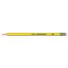 DIXON TICONDEROGA CO. Woodcase Pencil, HB #2, Yellow, Dozen
