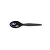 DIXIE FOOD SERVICE Plastic Cutlery, Heavy Mediumweight Teaspoons, Black, 100/Box