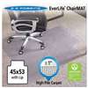 E.S. ROBBINS 45x53 Lip Chair Mat, Performance Series AnchorBar for Carpet up to 1"