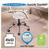 E.S. ROBBINS 45x53 Lip Chair Mat, Multi-Task Series AnchorBar for Carpet up to 3/8"