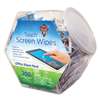 FALCON SAFETY Touch Screen Wipes, 5 x 7 3/4, 200 Individual Foil Packets
