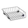 FELLOWES MFG. CO. Front Load Wire Desk Tray, Wire, Black