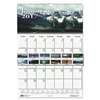 HOUSE OF DOOLITTLE Recycled Scenic Beauty Monthly Wall Calendar, 12 x 16 1/2, 2017