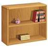 HON COMPANY 10700 Series Wood Bookcase, Two Shelf, 36w x 13 1/8d x 29 5/8h, Harvest