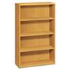 HON COMPANY 10700 Series Wood Bookcase, Four Shelf, 36w x 13 1/8d x 57 1/8h, Harvest