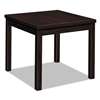 HON COMPANY Laminate Occasional Table, Square, 24w x 24d x 20h, Mahogany