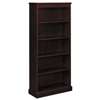 HON COMPANY 94000 Series Five-Shelf Bookcase, 35-3/4w x 14-5/16d x 78-1/4h, Mahogany
