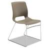 HON COMPANY Motivate Seating High-Density Stacking Chair, Shadow/Chrome, 4/Carton