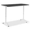 ICEBERG ENTERPRISES ARC Sit-to-Stand Tables, Rectangular Top, 30w x 60d x 30-42h, Graphite/Silver