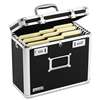 IDEASTREAM CONSUMER PRODUCTS Locking File Tote Storage Box, Letter, 13-3/4 x 7-1/4 x 12-1/4, Black