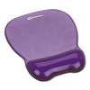 INNOVERA Gel Mouse Pad w/Wrist Rest, Nonskid Base, 8-1/4 x 9-5/8, Purple