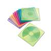 Innovera 81910 Slim CD Case, Assorted Colors, 10/Pack