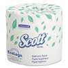 Scott 04460 Standard Roll Bathroom Tissue, 2-Ply, 550 Sheets/Roll, 80/Carton