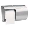 KIMBERLY CLARK Coreless Double Roll Tissue Dispenser, 7 1/10 x 10 1/10 x 6 2/5, Stainless Steel