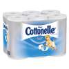 Cottonelle 12456 Ultra Soft Bath Tissue, 1-Ply, 165 Sheets/Roll, 48/Carton
