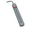 Kensington 38215 Guardian Surge Protector, 6 Outlets, 15 ft Cord, 540 Joules, Gray