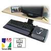 ACCO BRANDS, INC. Adjustable Keyboard Platform with SmartFit System, 21-1/4w x 10d, Black