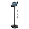 KANTEK INC. Floor Stand for iPad and Other Tablets, Black