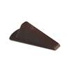 MASTER CASTER COMPANY Giant Foot Doorstop, No-Slip Rubber Wedge, 3-1/2w x 6-3/4d x 2h, Brown, 2/Pack