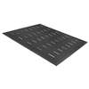 MILLENNIUM MAT COMPANY Free Flow Comfort Utility Floor Mat, 36 x 48, Black