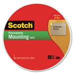 3M/COMMERCIAL TAPE DIV. Foam Mounting Tape, 3/4" Wide x 1368" Long