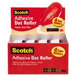 Scotch 6055BNS Adhesive Dot Roller Value Pack, 0.3 in x 49 ft., 4/PK