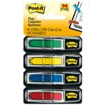 3M/COMMERCIAL TAPE DIV. Arrow 1/2" Page Flags, Blue/Green /Red/Yellow, 24/Color, 96-Flags/Pack
