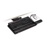 3M/COMMERCIAL TAPE DIV. Easy Adjust Keyboard Tray, Highly Adjustable Platform, 23" Track, Black