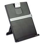 3M/COMMERCIAL TAPE DIV. Fold-Flat Freestanding Desktop Copyholder, Plastic, 150 Sheet Capacity, Black