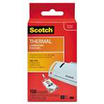 3M/COMMERCIAL TAPE DIV. ID Badge Size Thermal Laminating Pouches, 5 mil, 4 1/4 x 2 1/5, 100/Pack