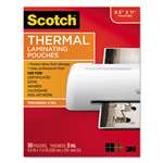 3M/COMMERCIAL TAPE DIV. Letter Size Thermal Laminating Pouches, 5 mil, 11 1/2 x 9, 50/Pack