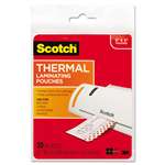 3M/COMMERCIAL TAPE DIV. Index Card Size Thermal Laminating Pouches, 5 mil, 5 3/8 x 3 3/4, 20/Pack