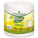 MARCAL MANUFACTURING, LLC 100% Recycled Bathroom Tissue, White, 240 Sheets/Roll, 48 Rolls/Carton