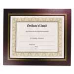 NuDell 21200 Leatherette Document Frame, 8-1/2 x 11, Burgundy, Pack of Two