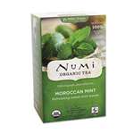 NUMI Organic Teas and Teasans, 1.4oz, Moroccan Mint, 18/Box
