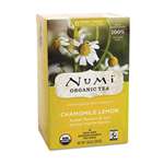 NUMI Organic Teas and Teasans, 1.8oz, Chamomile Lemon, 18/Box