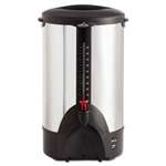 ORIGINAL GOURMET FOOD COMPANY 50-Cup Percolating Urn, Stainless Steel
