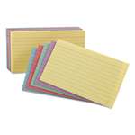 ESSELTE PENDAFLEX CORP. Ruled Index Cards, 4 x 6, Blue/Violet/Canary/Green/Cherry, 100/Pack