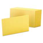 ESSELTE PENDAFLEX CORP. Unruled Index Cards, 4 x 6, Canary, 100/Pack