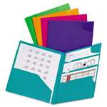 ESSELTE PENDAFLEX CORP. Divide It Up Four-Pocket Poly Folder, 11 x 8-1/2, Assorted