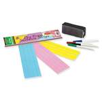 PACON CORPORATION Dry Erase Sentence Strips, 12 x 3, Assorted, 20 per Pack