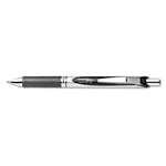 PENTEL OF AMERICA EnerGel RTX Retractable Liquid Gel Pen, .7mm, Black/Gray Barrel, Black Ink